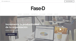 Desktop Screenshot of fase-d.com